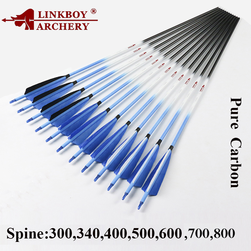 Hunting Bow Compound - Linkboy Archery Carbon Arrows SP800 ID6.2mm