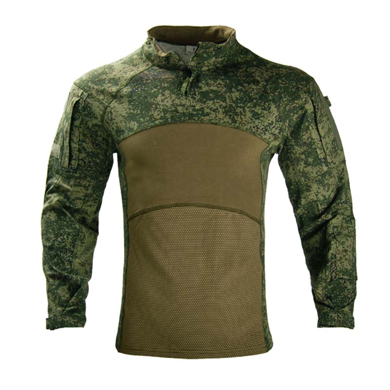 Hunting Outdoor Wear - Breathable Camo Tactical Frog Shirt Men