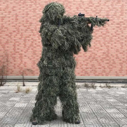 Outdoor Hunting Movies - Forest Camouflage Uniform Gill Suit Hunting
