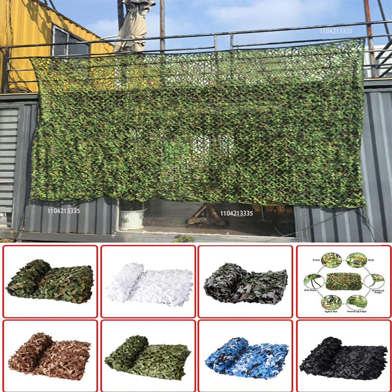 Outdoor Hunting Tent - Double Layer Camouflage Netting for Hunting