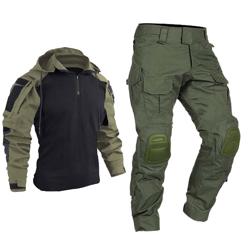 Hunting Outdoor Wear - Men Outdoor Sets Tactical Windproof Suits