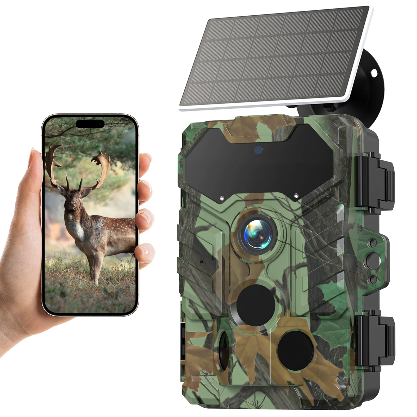 Outdoor Hunting Camera Wireless - Solar Camera Outdoor Wireless Trail Camera