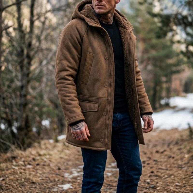 New Men's Faux Fur Lined Hoode - огляд і ціна Hunting Outdoor Wear