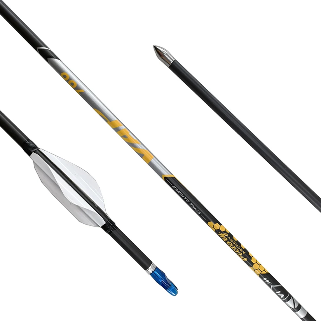 12PCS Carbon Arrows Sp350-1000 - огляд і ціна Hunting Bow Compound