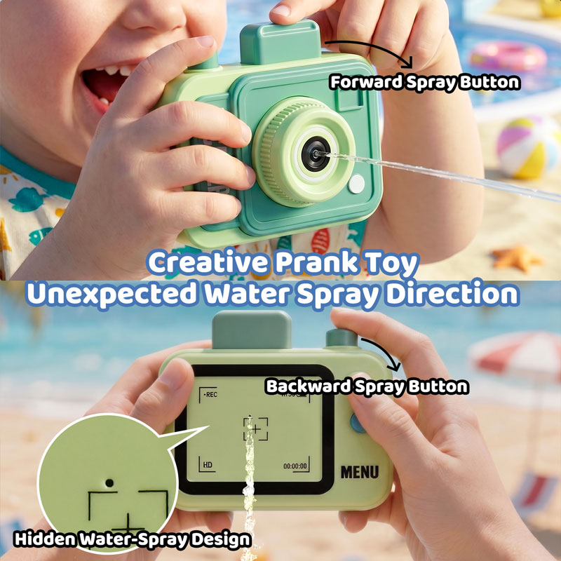 Double-sided Water Gun Camera  - огляд і ціна Outdoor Hunting Toys