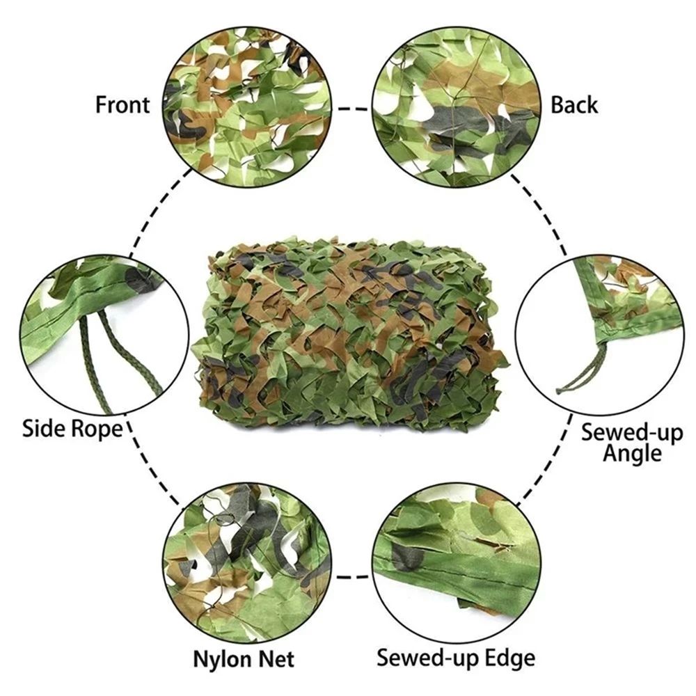 Double Layer  Camouflage Netti - огляд і ціна Outdoor Hunting Tent