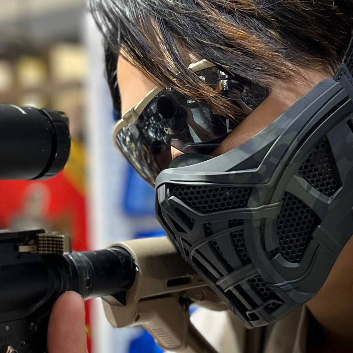 Tactical Airsoft Mask Protecti - огляд і ціна Outdoor Hunting Movies
