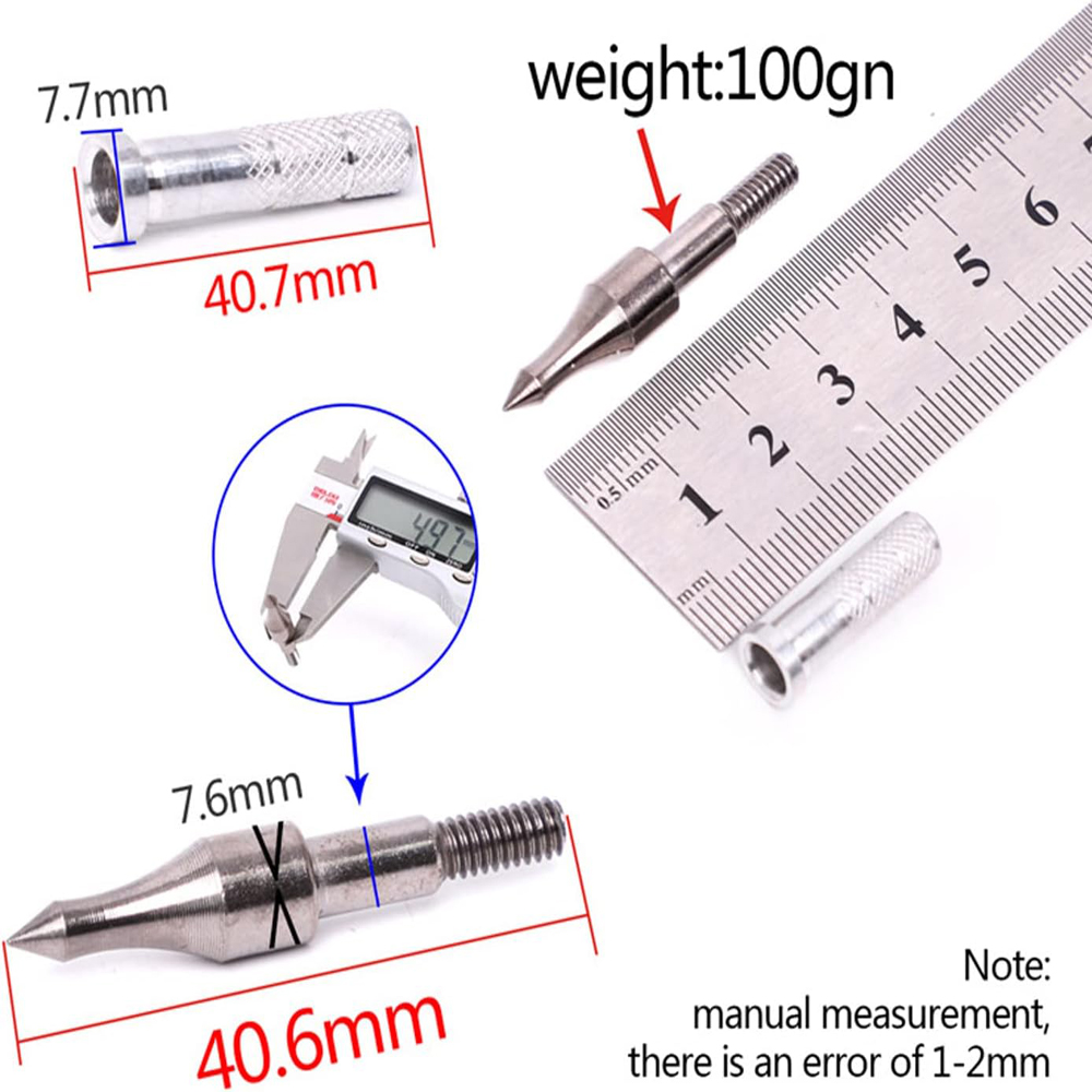 12pcs 100gn Arrow Heads Target - огляд і ціна Hunting Bow Compound